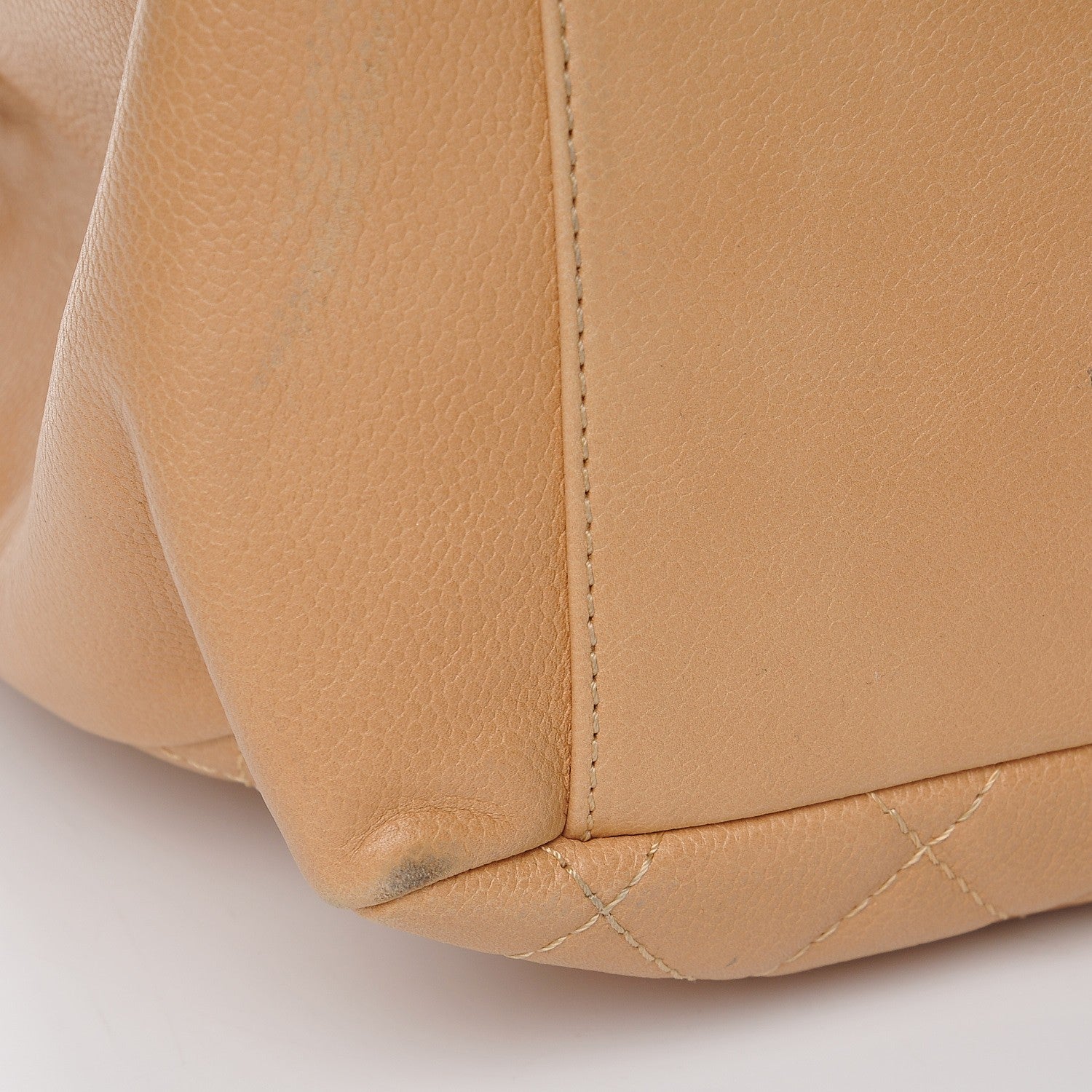 Chanel Caviar Quilted Grand Shopping Tote GST Beige 11 of 13