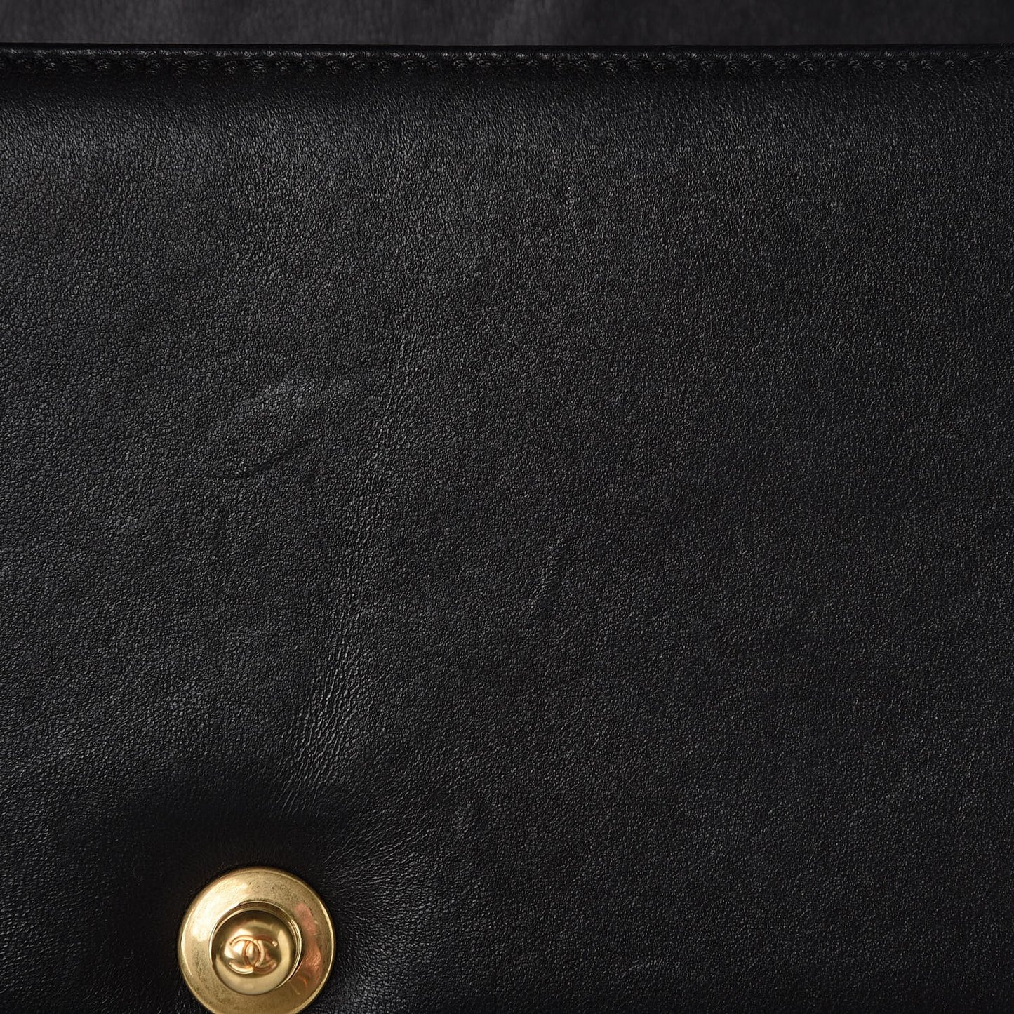 Lambskin Quilted Medium Boy Flap Black