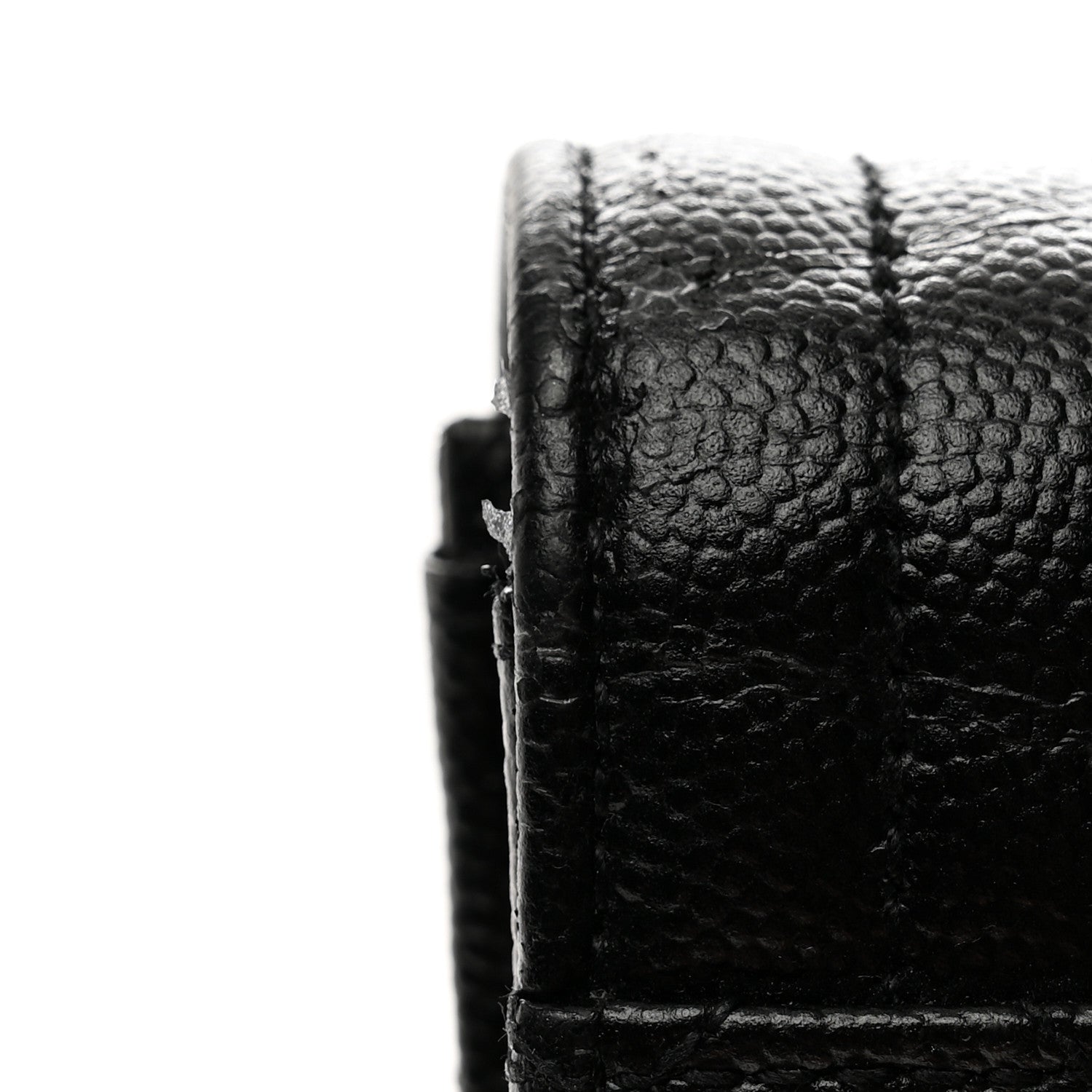 Saint Laurent Grain De Poudre Mixed Matelasse Triquilt Large Monogram Wallet Black 10 of 12