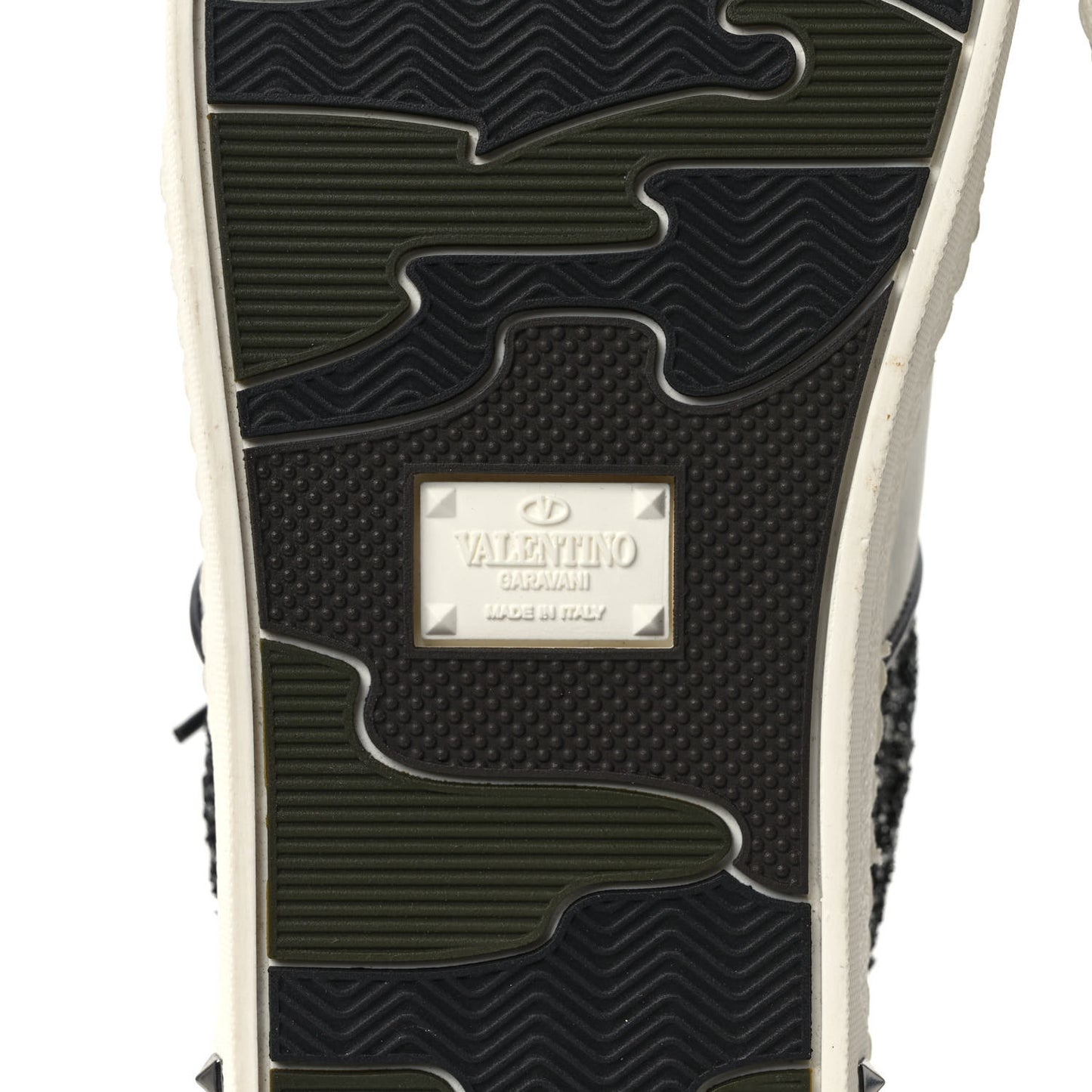 Calfskin Glitter Flycrew Sneakers 40 Black
