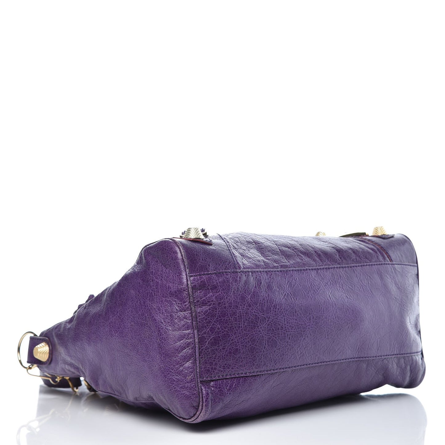 Agneau Giant 21 Gold Hardware Velo Dark Violet