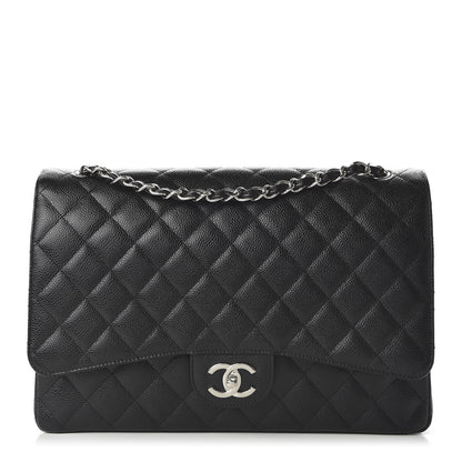 Chanel Caviar Quilted Maxi Double Flap Black 1 of 10