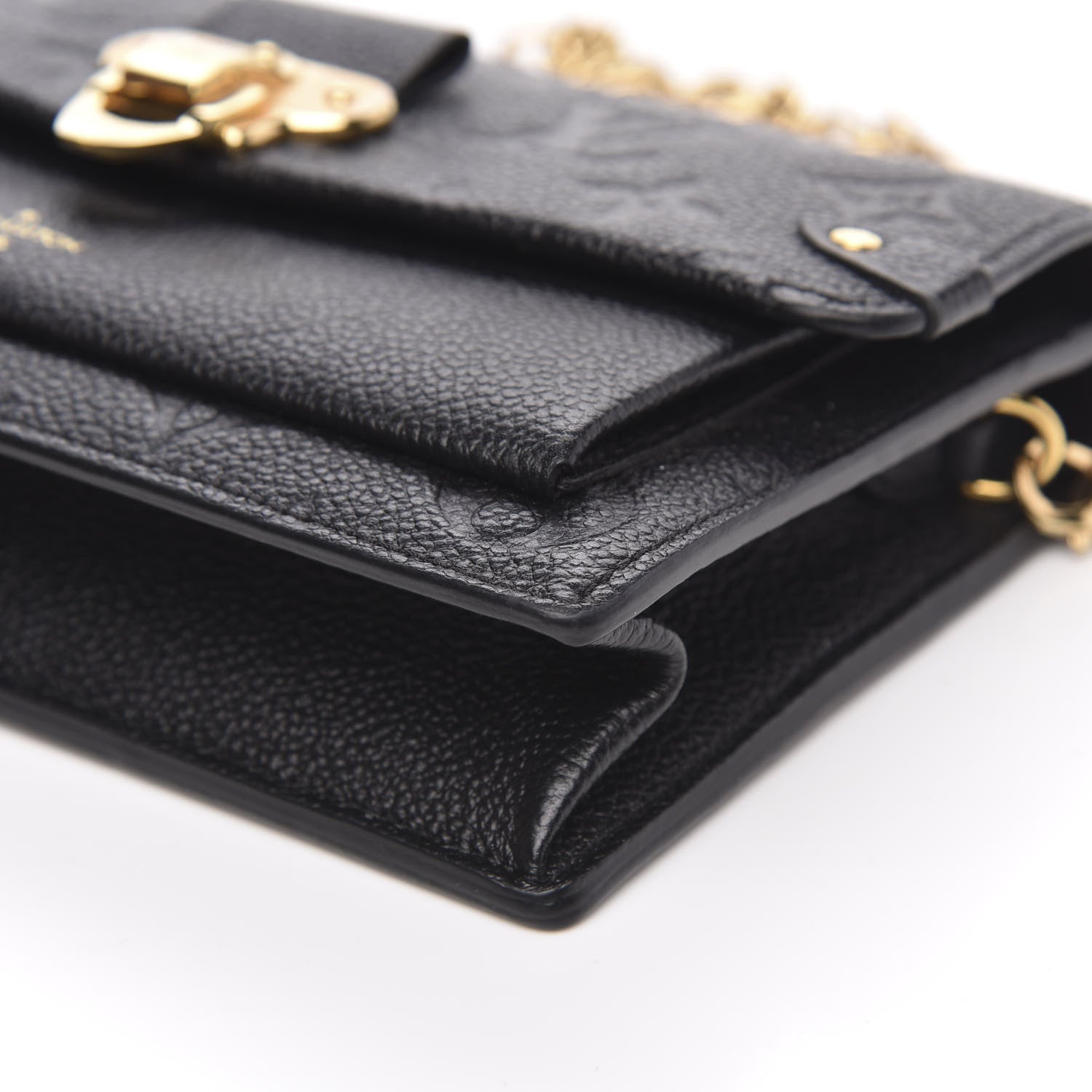 Louis Vuitton Empreinte Vavin Chain Wallet Black 9 of 10