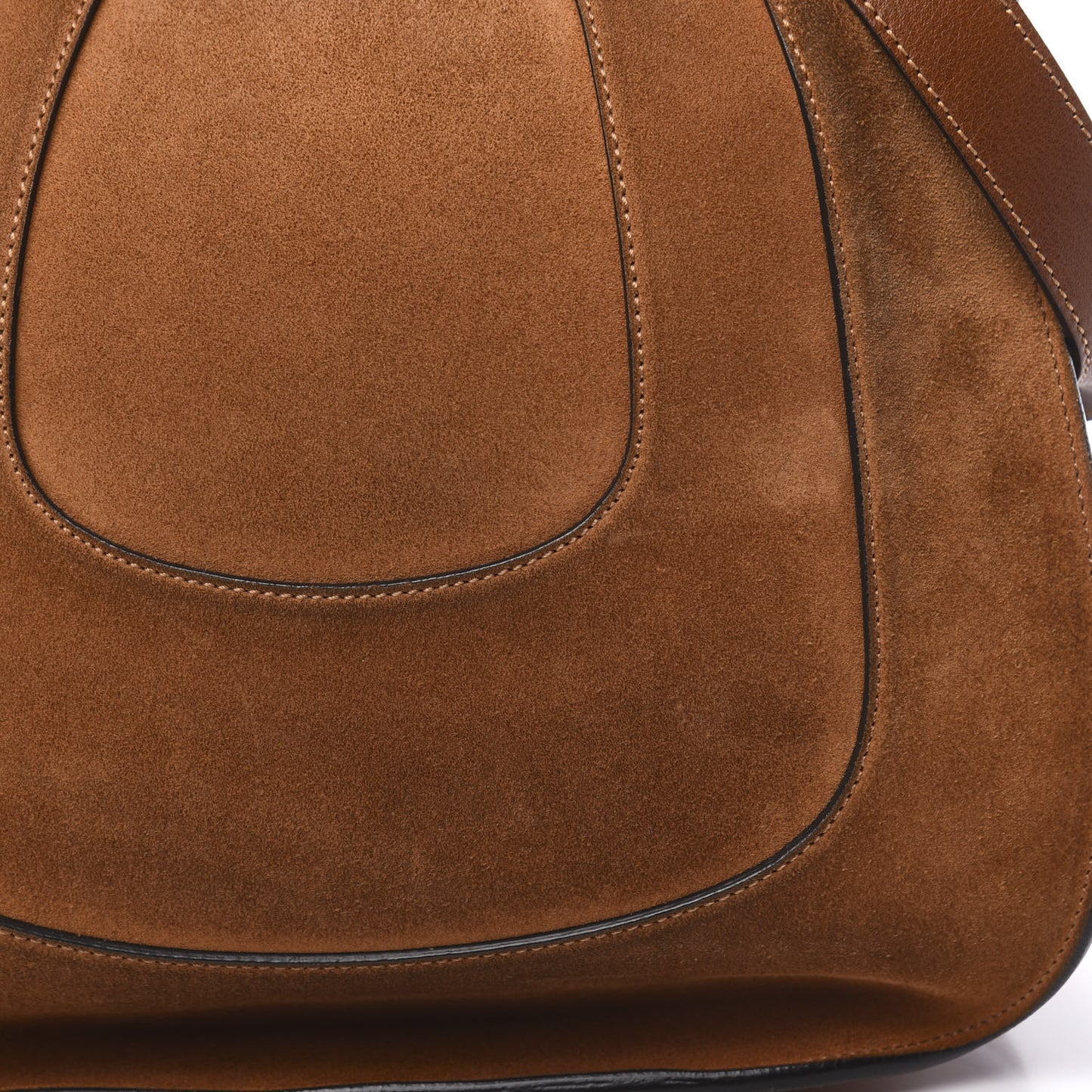 Suede Small Hayley Hobo Caramel