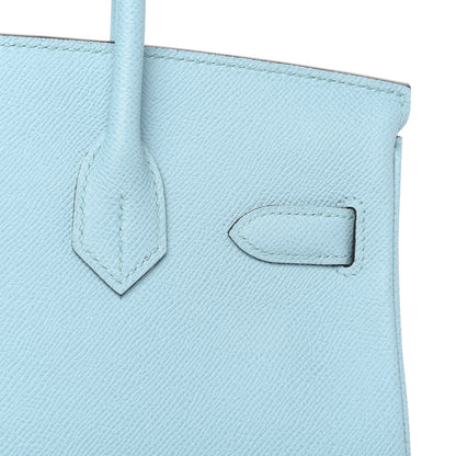 Hermes Epsom Birkin 30 Bleu Atoll 22 of 28