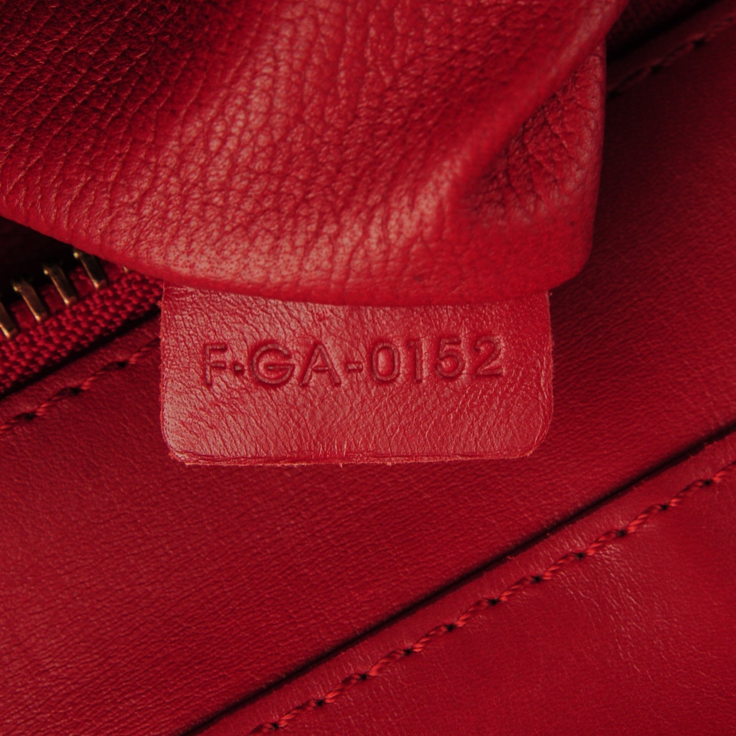 Celine Palmelato Mini Luggage Red 8 of 9