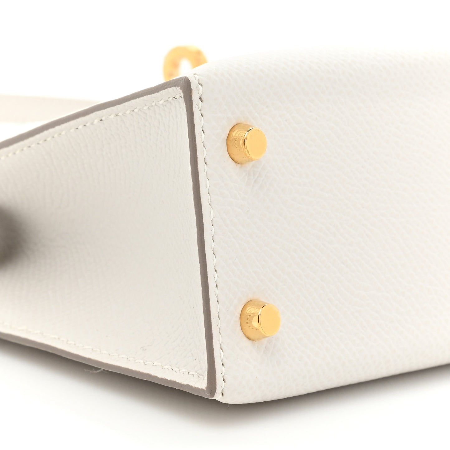 Epsom Mini Kelly Sellier 20 Gris Pale