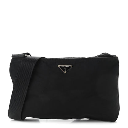 Prada Nylon Messenger Bag Black 1 of 11