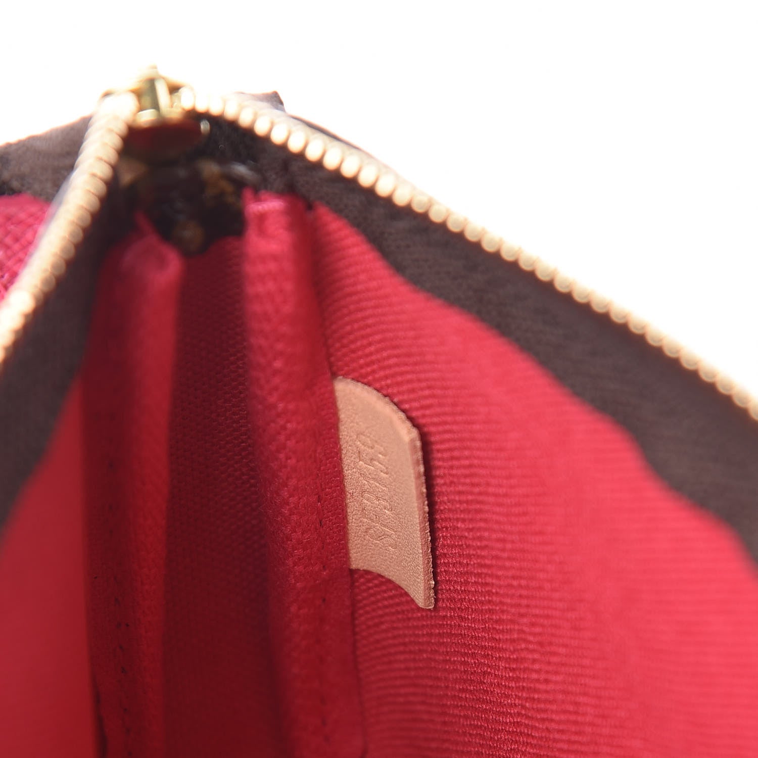 Louis Vuitton Monogram 2019 Christmas Animation Mini Courchevel Pochette Accessories Fuchsia 7 of 8