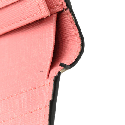 Gucci GG Supreme Monogram Face Embroidered Card Case Wallet Pink 8 of 8