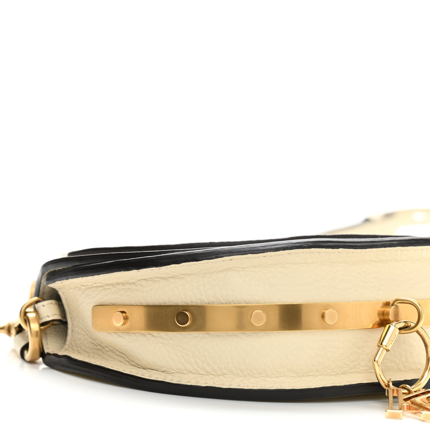 Chloe Calfskin Small Nile Bracelet Minaudiere Bag Off White 8 of 8