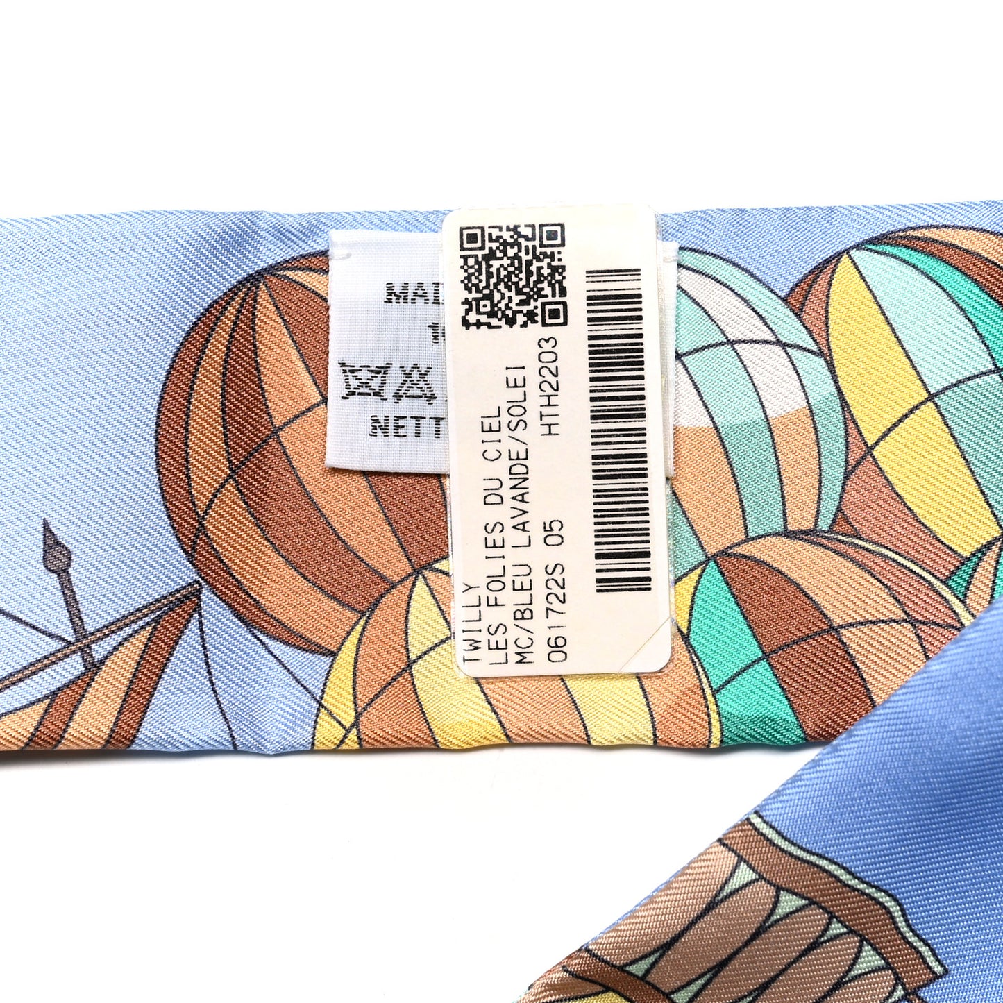 Silk Les Folies Du Ciel Twilly Bleu Lavande Soleil