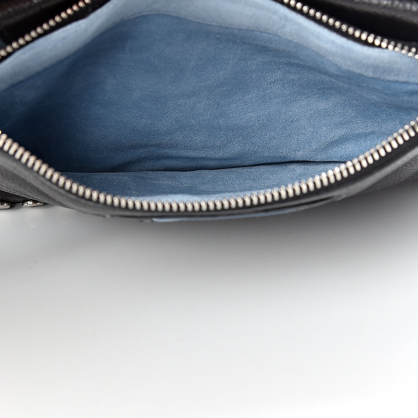 Glace Calfskin Studded Etiquette Shoulder Bag Black