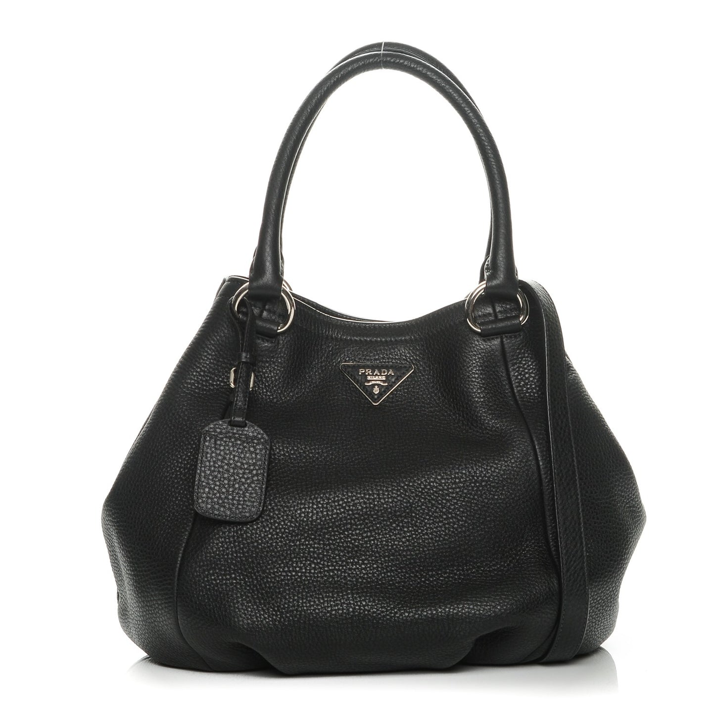 Vitello Daino Tote Nero Black