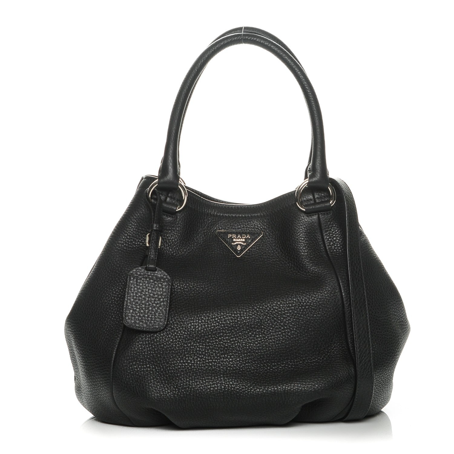 Prada Vitello Daino Tote Nero Black 1 of 10