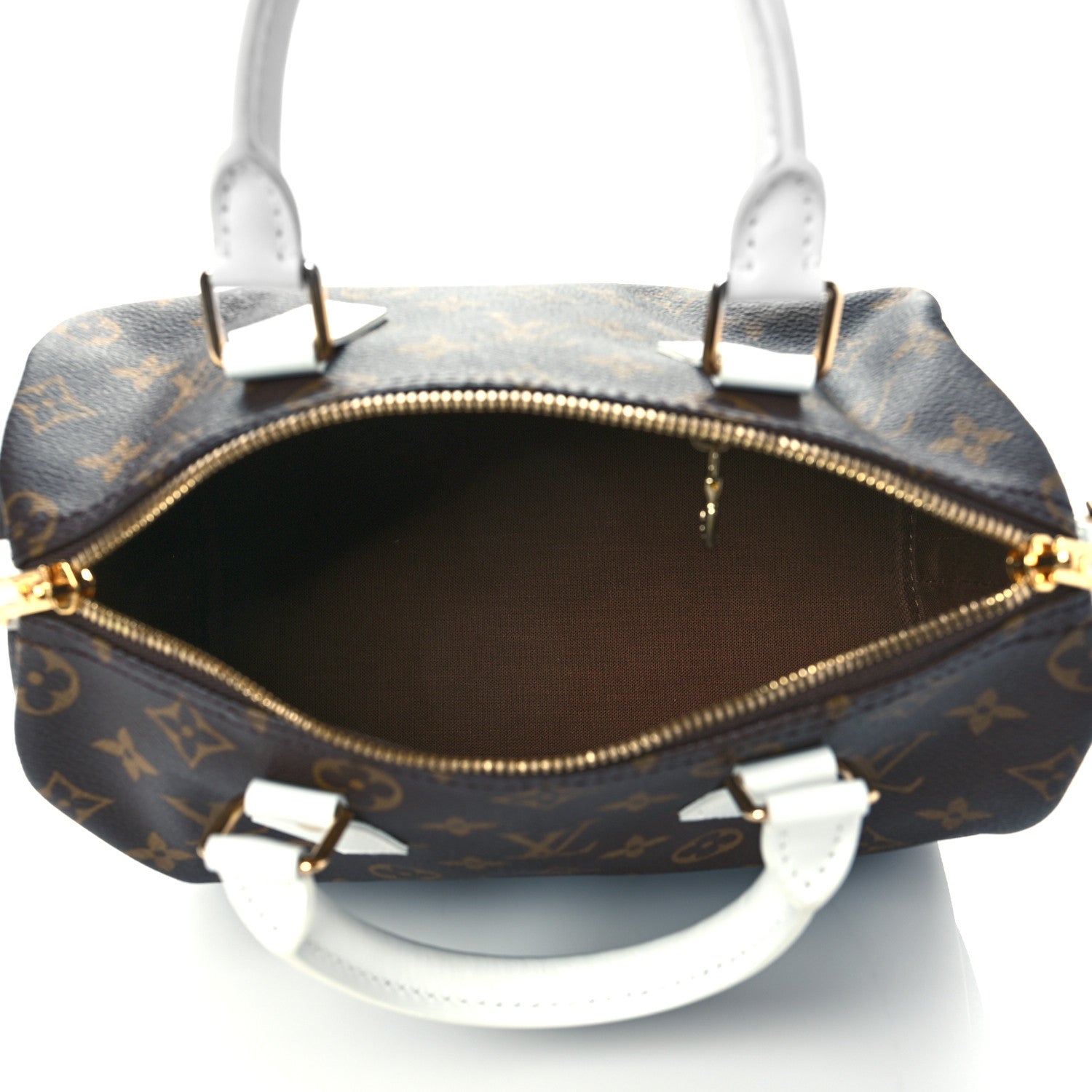 Louis Vuitton Monogram LV Match Speedy Bandouliere 25 White 5 of 10