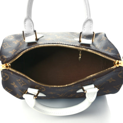 Louis Vuitton Monogram LV Match Speedy Bandouliere 25 White 5 of 10