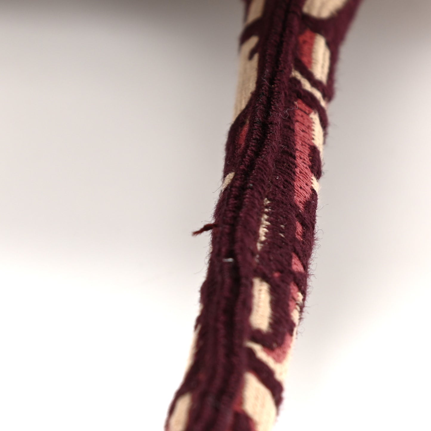Oblique Medium Book Tote Burgundy Multicolor