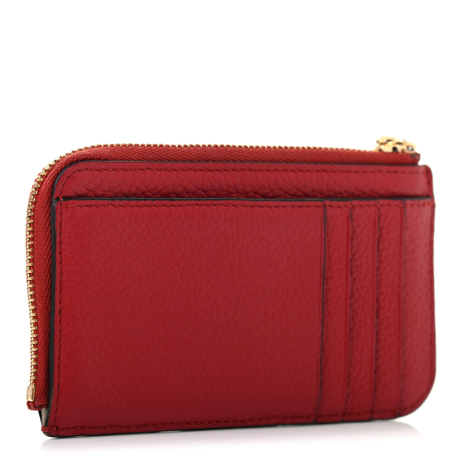Chloe Calfskin Alphabet Purse Wallet Red 3 of 9