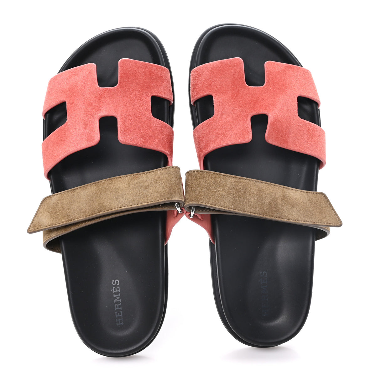 Suede Goatskin Womens Chypre Sandals 40 Rouge Tomette Terre Ambree