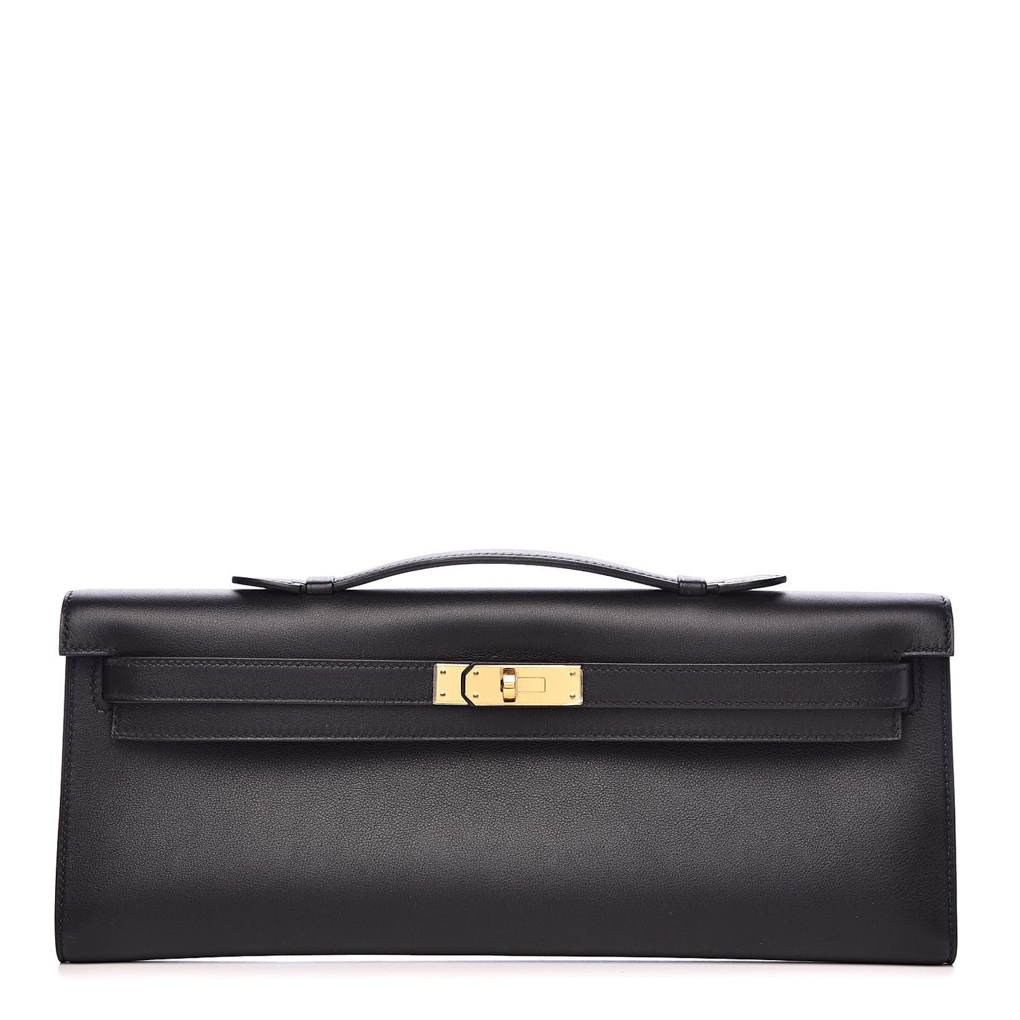 Swift Kelly Cut Clutch Pochette Black