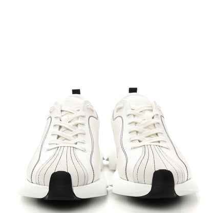 Hermes Technical Canvas Goatskin Mens Envol Sneakers 45 White Casse 2 of 9