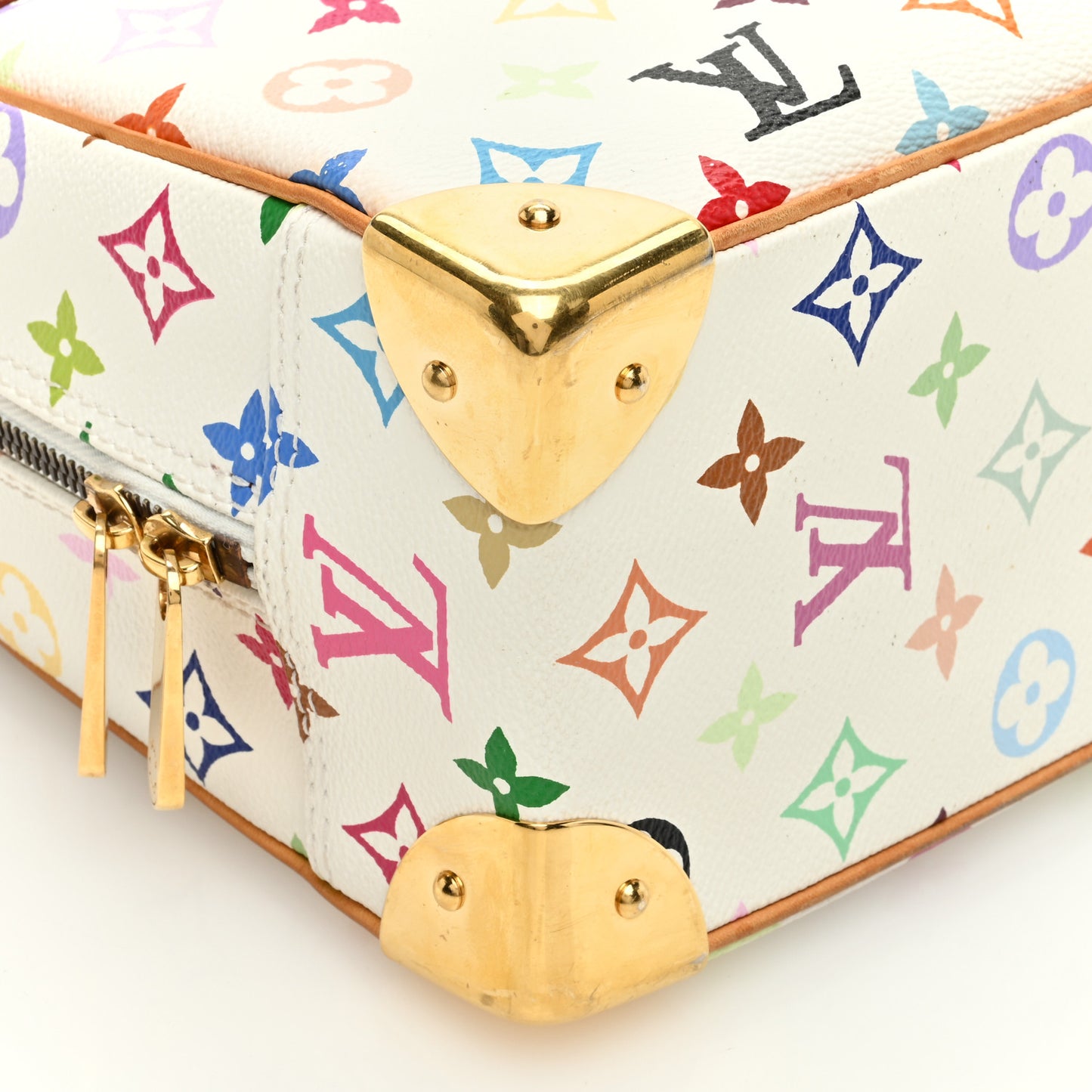 Monogram Multicolor Trouville White
