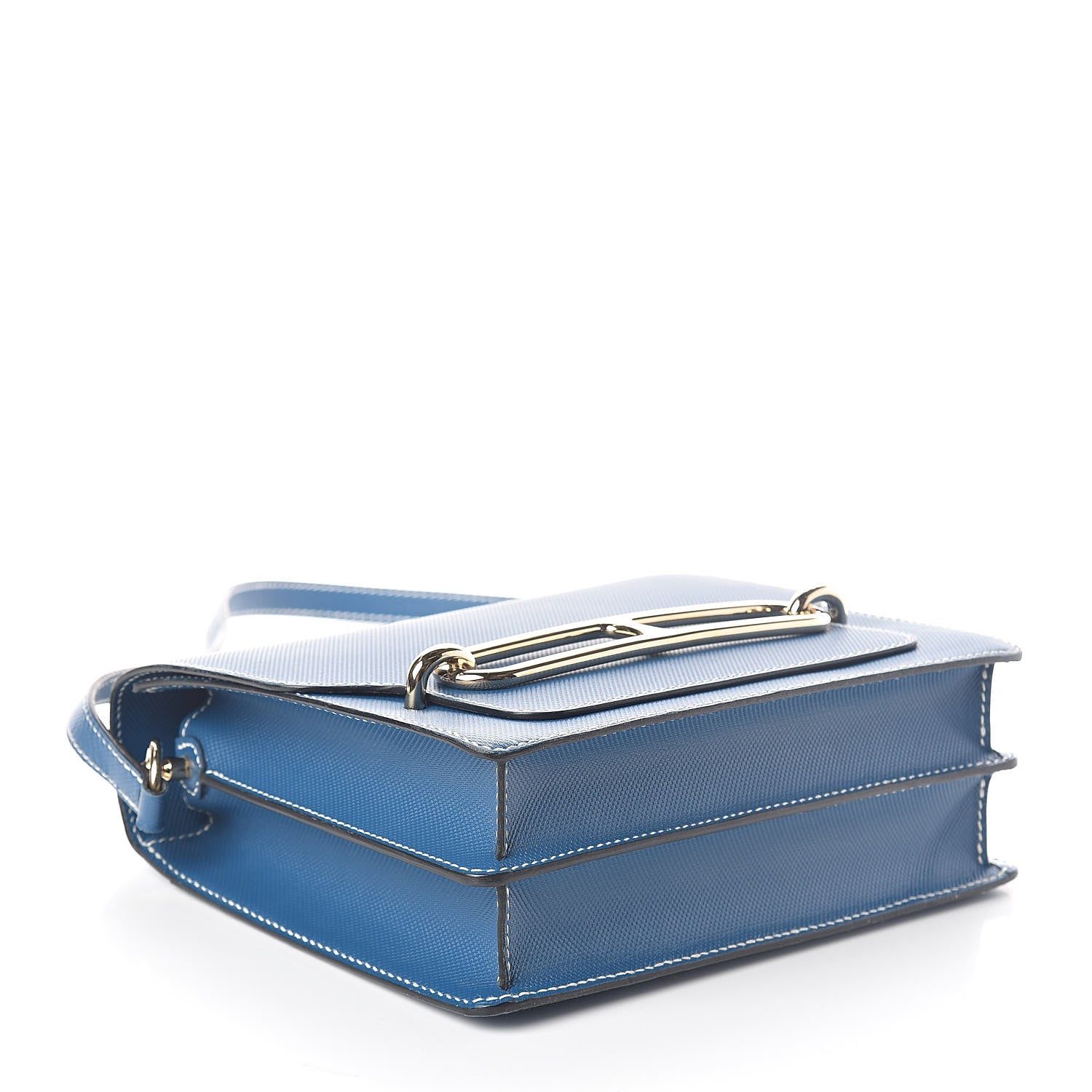 Hermes Grain d'H Sac Roulis 23 Bleu De Galice 4 of 9