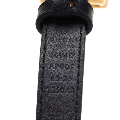 Gucci Calfskin Double G 20mm Belt 65 26 Black 4 of 4