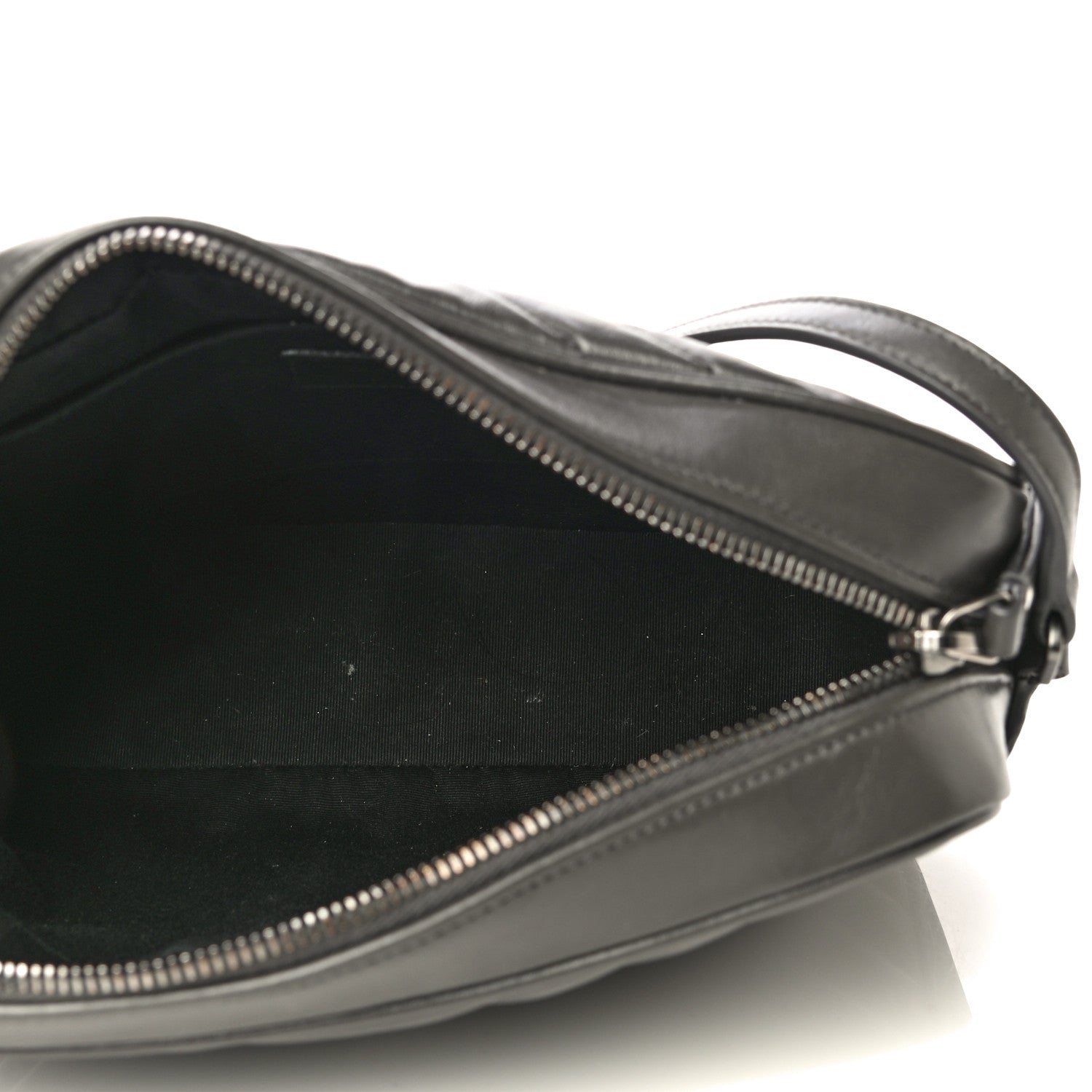 Saint Laurent Calfskin Matelasse Monogram Lou Camera Bag Sea Pebble 5 of 18