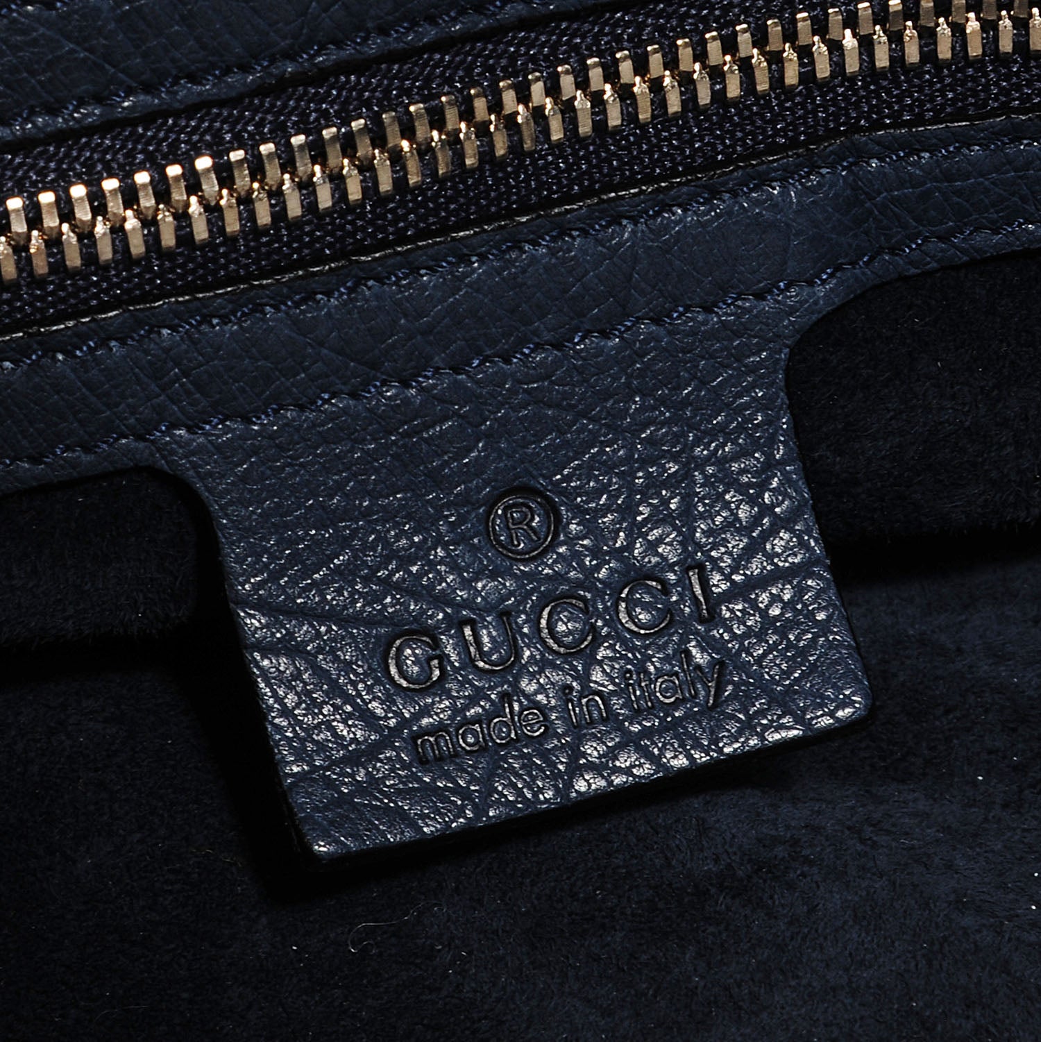 Gucci Ostrich Glam Hobo Blue 6 of 7