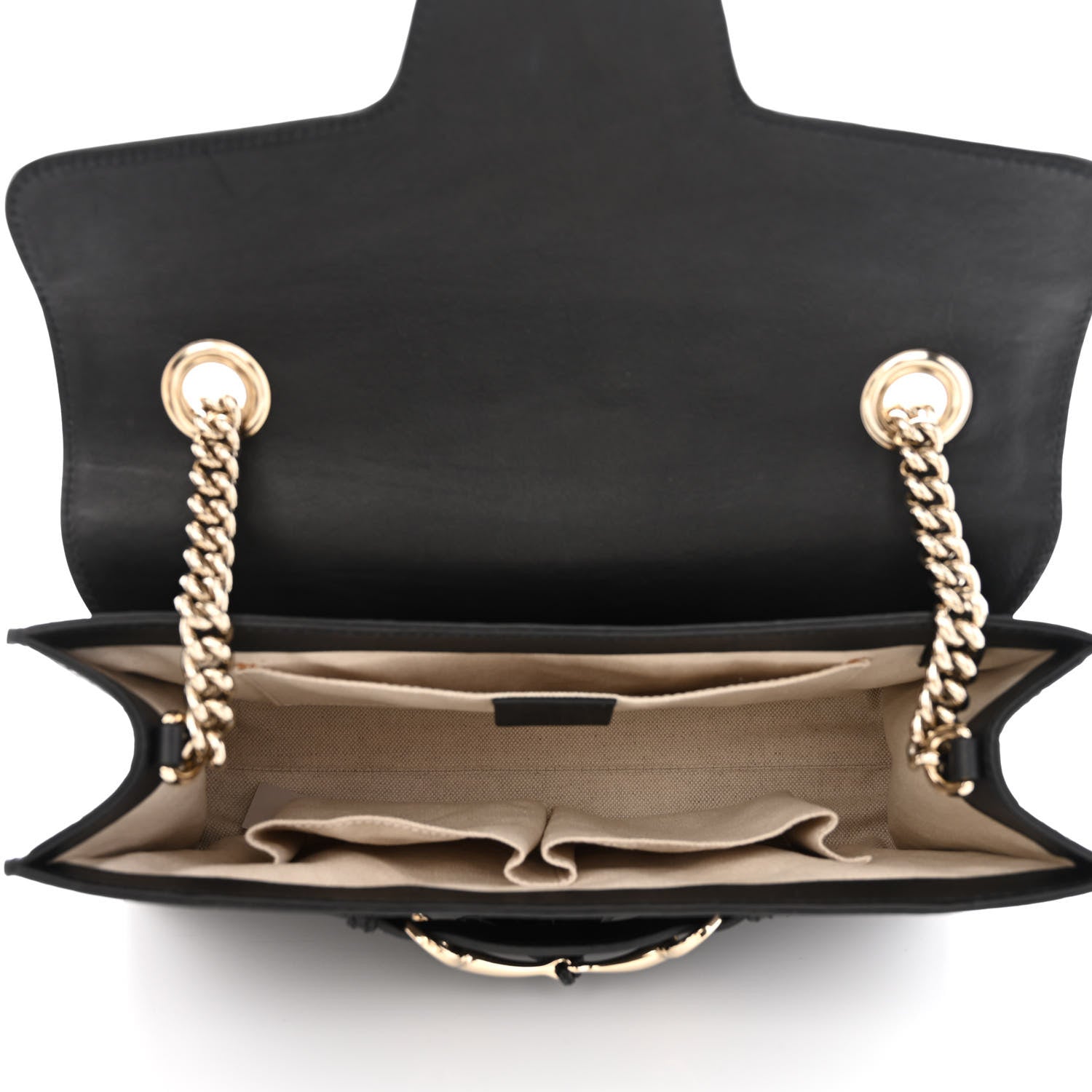 Gucci Guccissima Medium Emily Chain Shoulder Bag Black 5 of 12