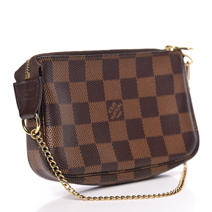 Louis Vuitton Damier Ebene Mini Pochette Accessories 3 of 9