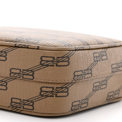 Balenciaga Coated Canvas BB Monogram Medium Signature Camera Bag Beige Brown 11 of 11