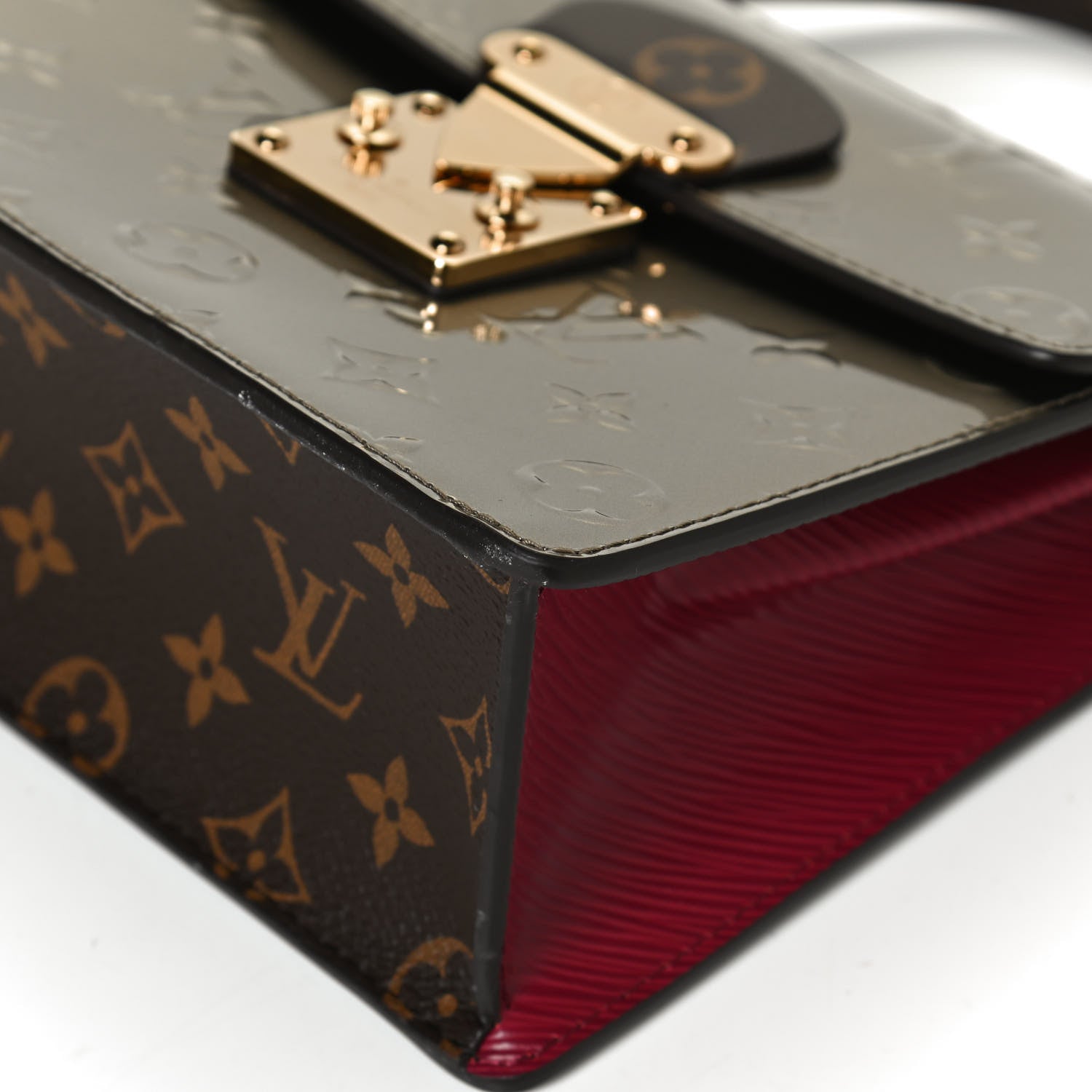 Louis Vuitton Vernis Epi Monogram Spring Street Champagne Metallise 11 of 11