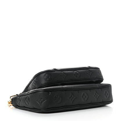 Louis Vuitton Empreinte Monogram Giant Multi Pochette Accessories Black 4 of 9