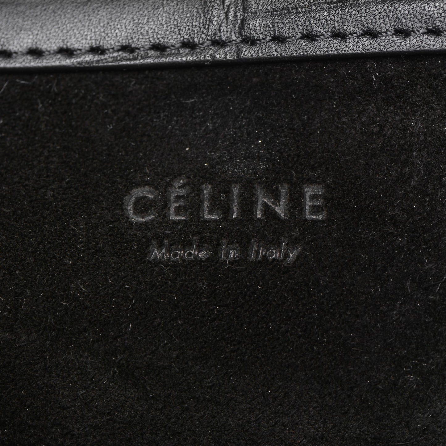 Crocodile Embossed Calfskin Luggage Phantom Luggage Black