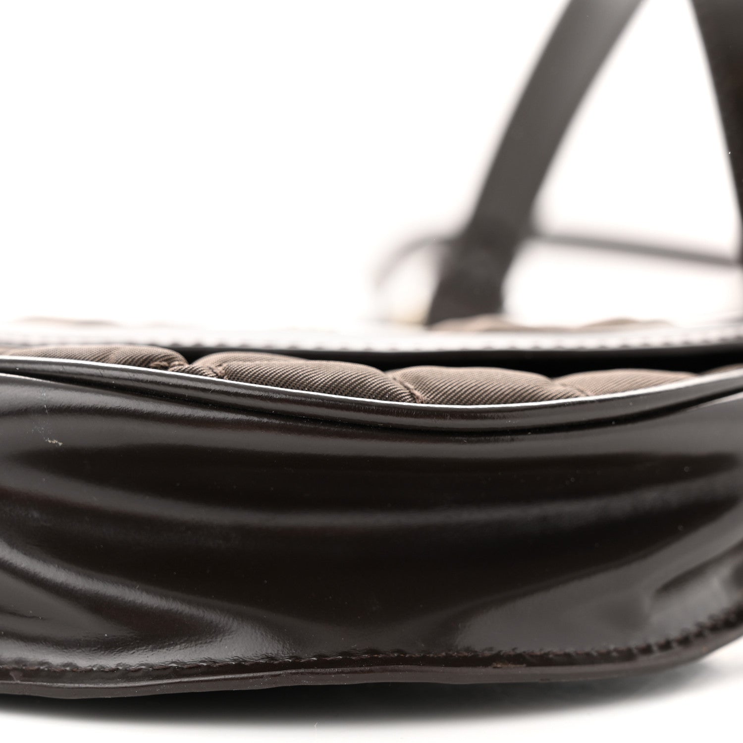 Burberry Nylon Quilted Crossbody Dark Brown 11 of 12