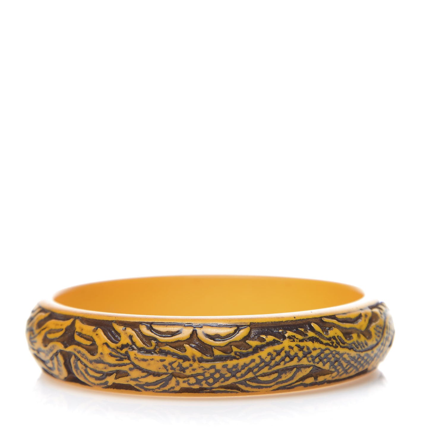 Resin Flora Bracelet L Giallo