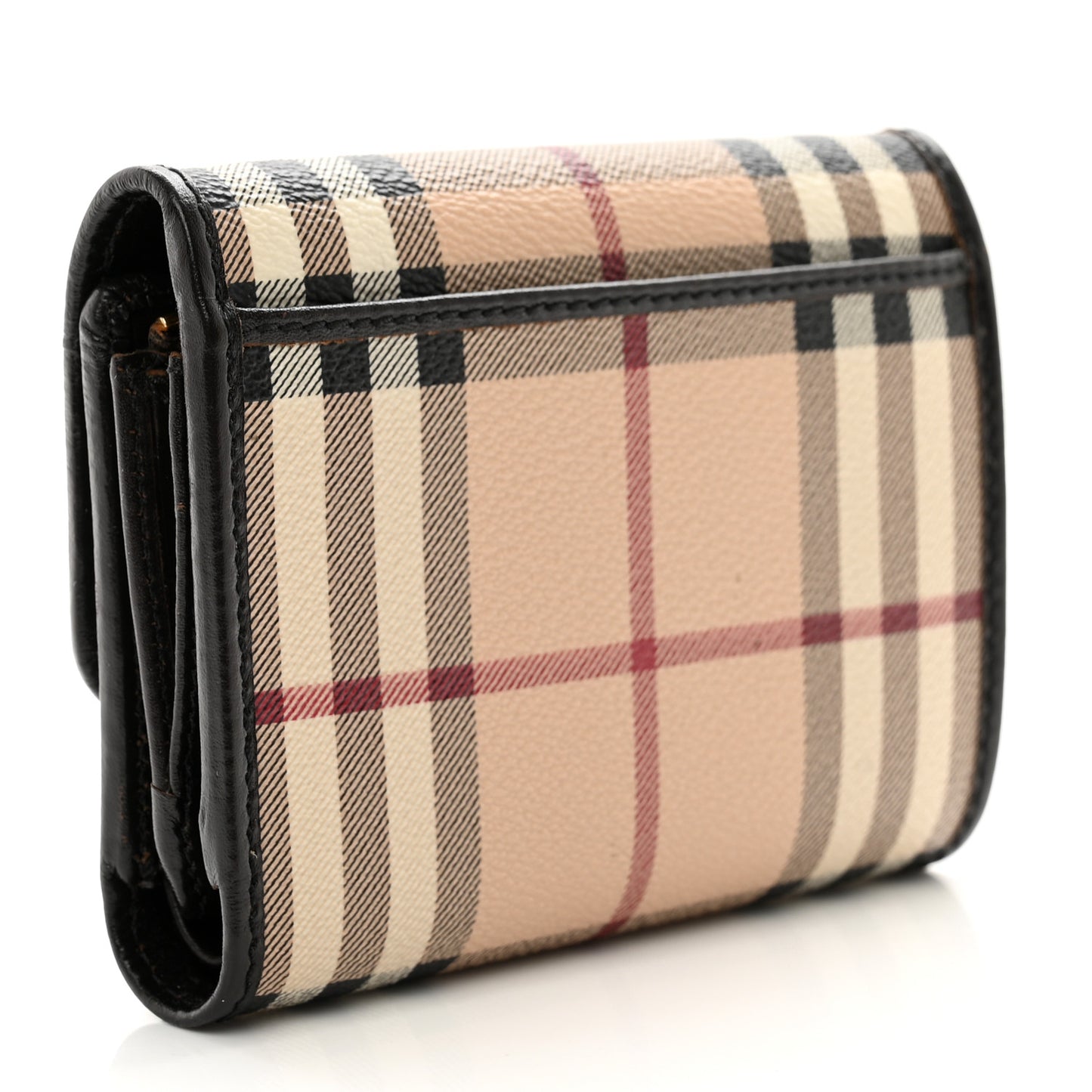 Haymarket Check Medium Leighton Wallet Chocolate
