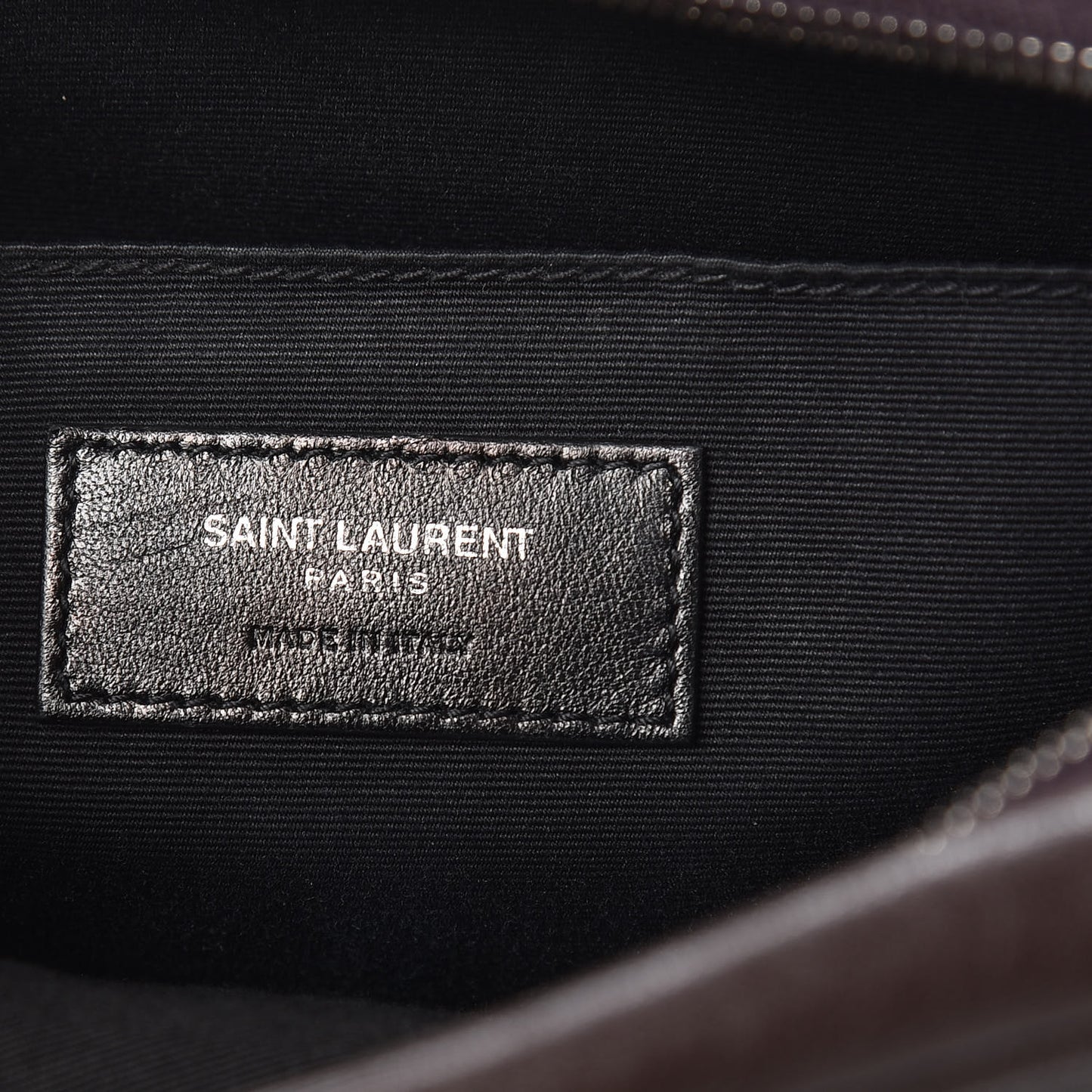 Lambskin Monogram Small Lou Camera Bag Black Tulipe