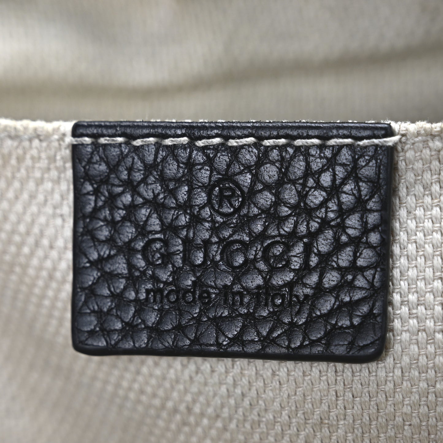 Pebbled Calfskin Small Soho Disco Bag Black