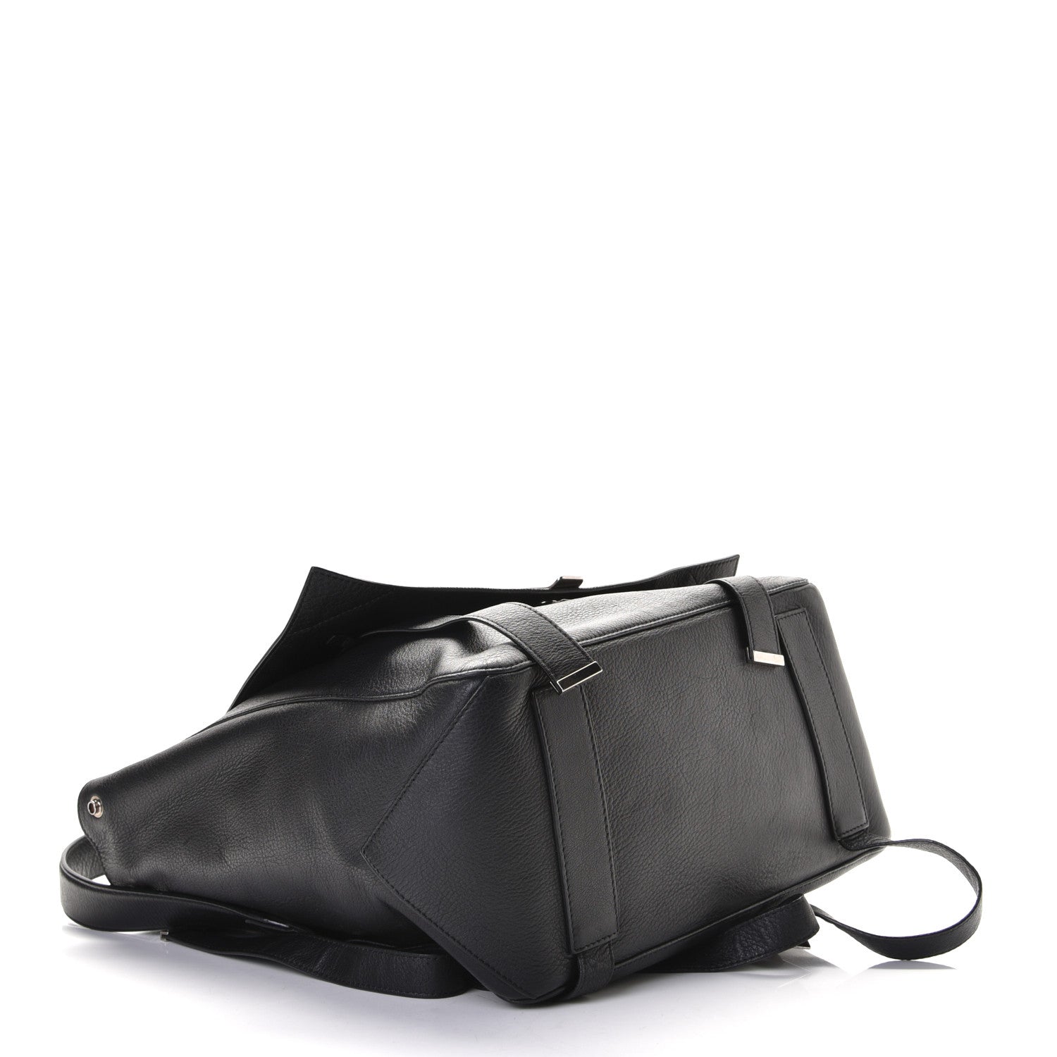 Proenza Schouler Pebbled Calfskin Large PS Courier Backpack Black 4 of 5