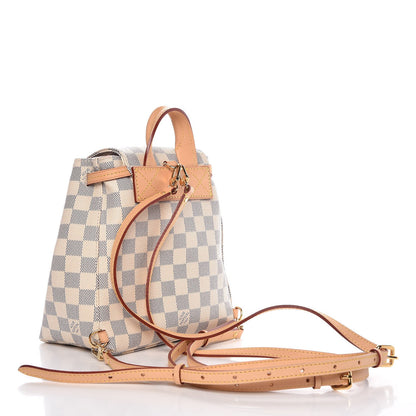 Louis Vuitton Damier Azur Sperone BB Backpack 3 of 7