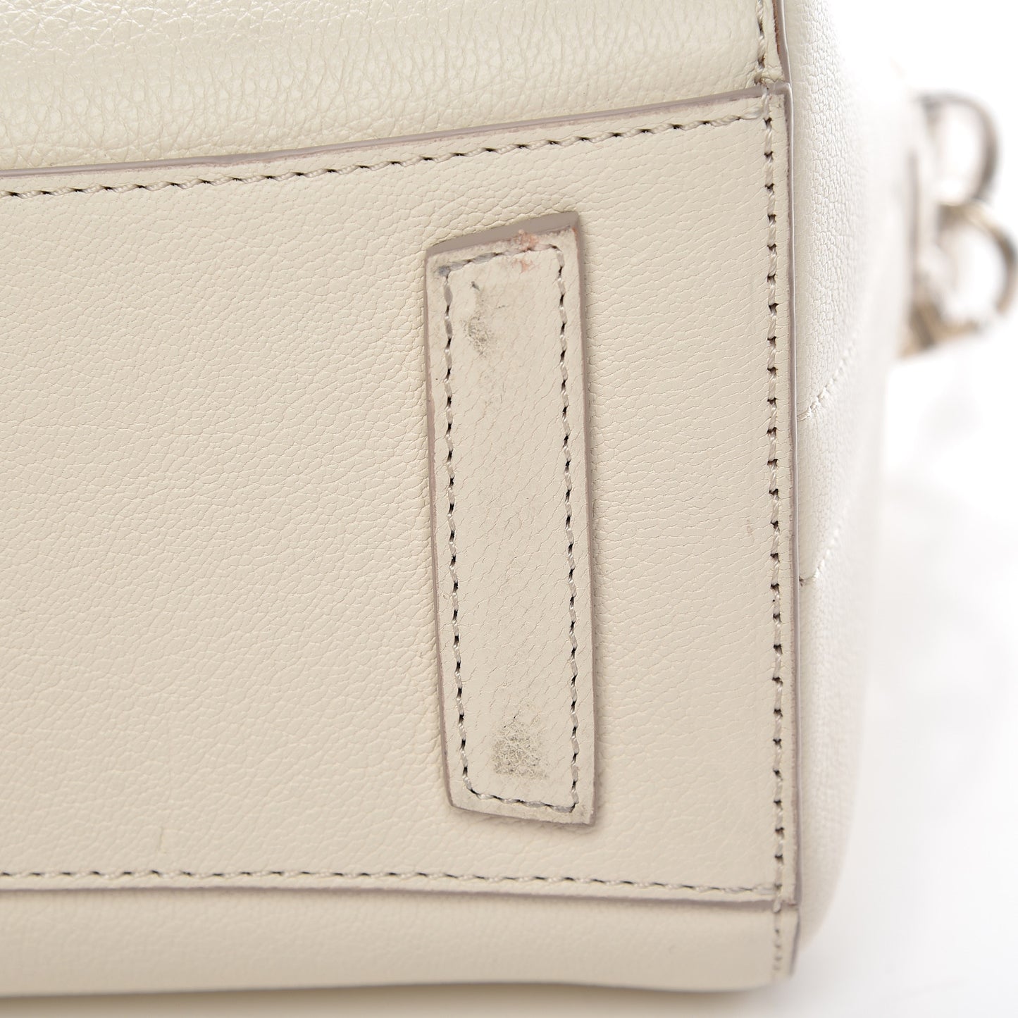 Sugar Goatskin Mini Antigona Off White