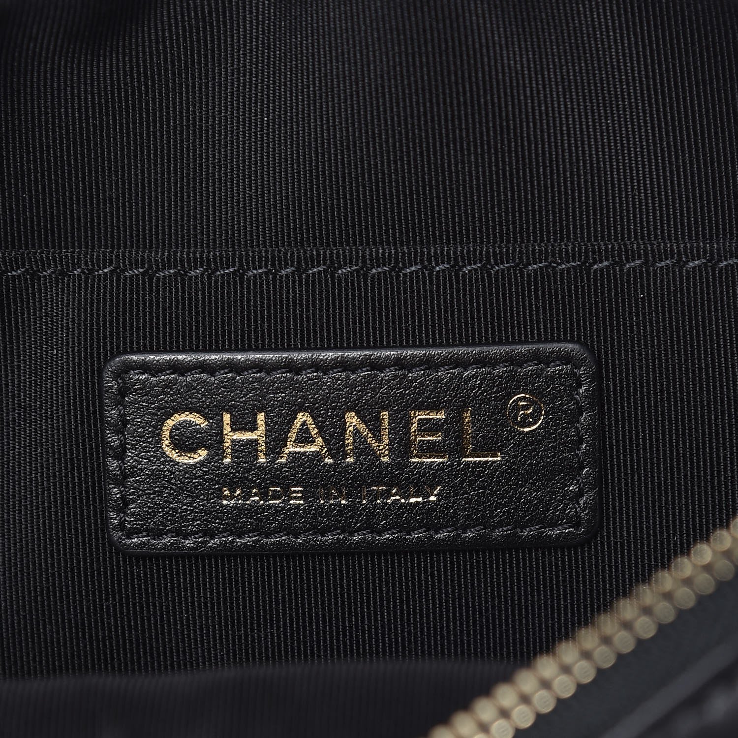 Chanel Lambskin Quilted Waist Bag Fanny Pack Black 2 of 3