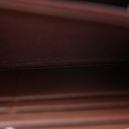 Chanel Lambskin Quilted Large Gusset Zip Around Wallet Black 6 of 13