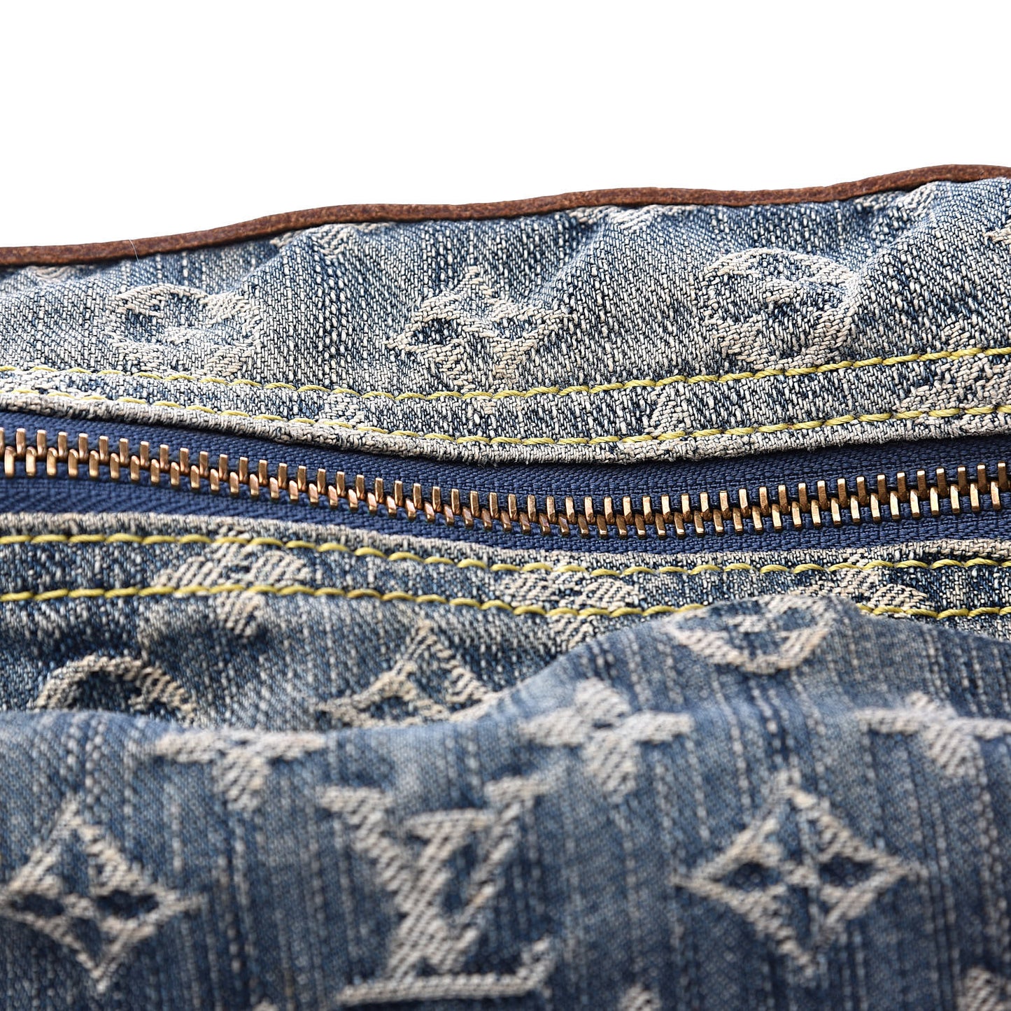 Monogram Denim Baggy PM Blue