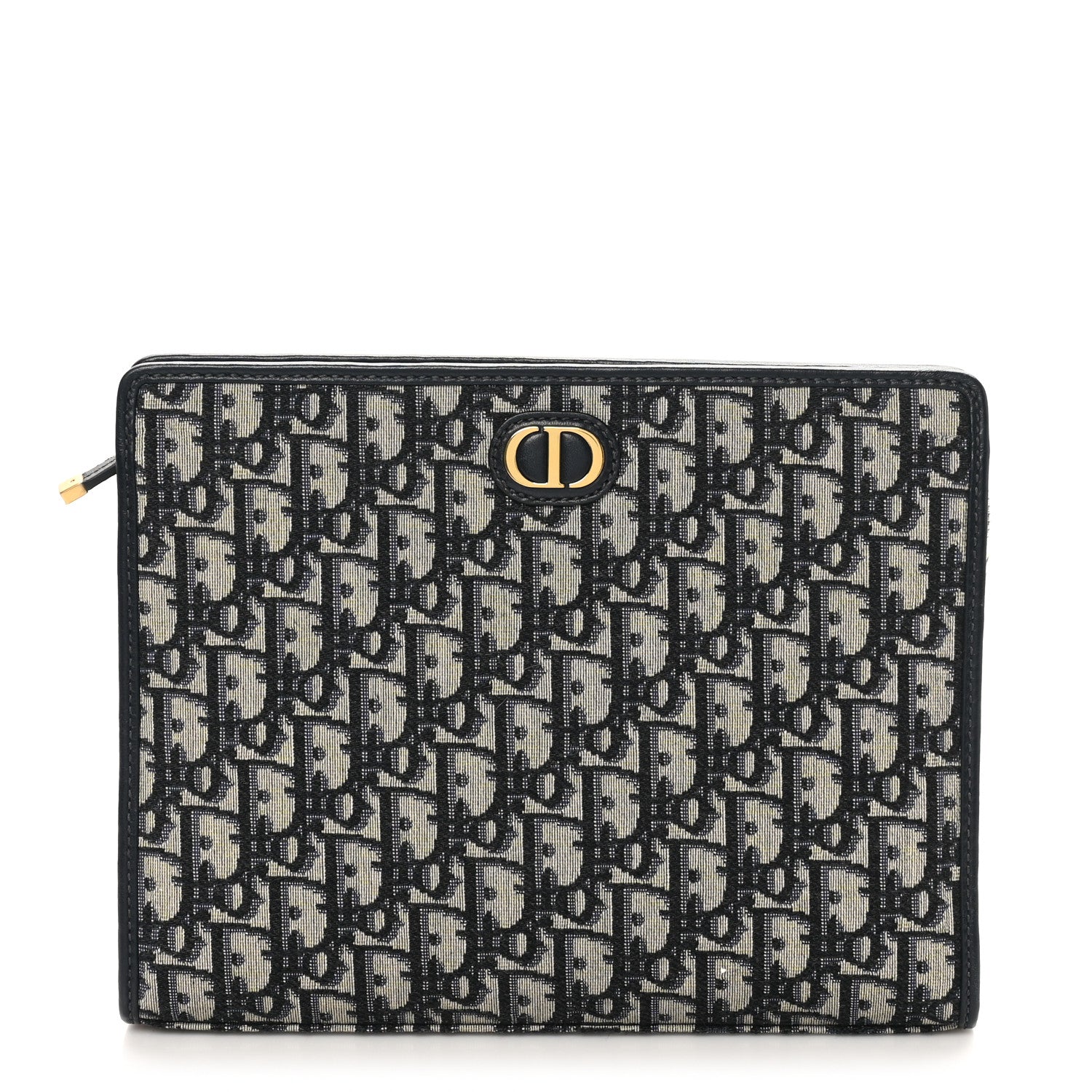 Christian Dior Oblique 30 Montaigne Pouch Blue 1 of 8