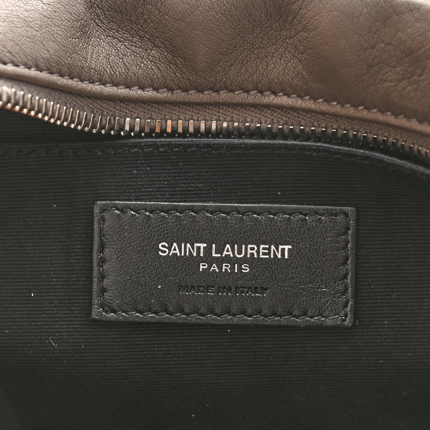 Lambskin Monogram Small Lou Camera Bag Dark Beige